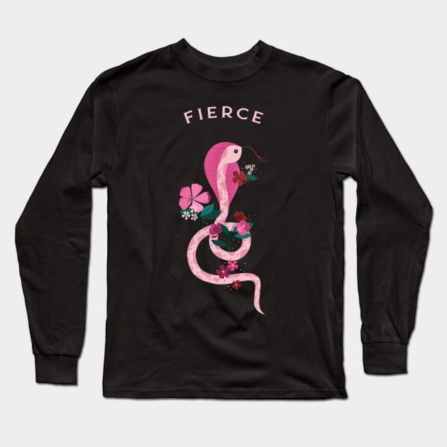 Fierce Long Sleeve T-Shirt by CarlyWatts